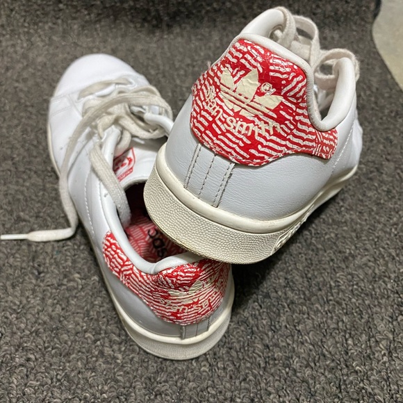 UNIQUE RED HEEL STAN SMITHS - Picture 2 of 8